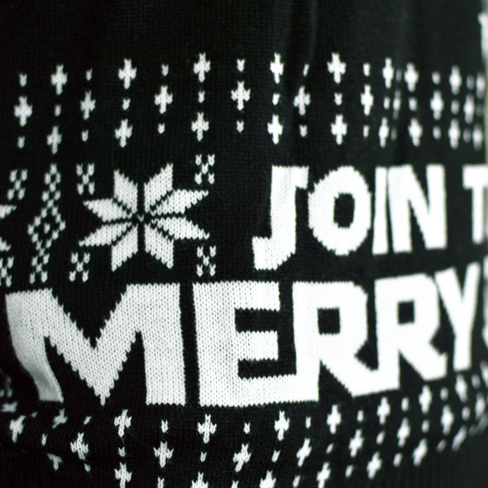 Detalle Jersey de Navidad para Niña y Niño Join The Merry Side