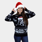 Jersey de Navidad para Familia Join The Merry Side mujer