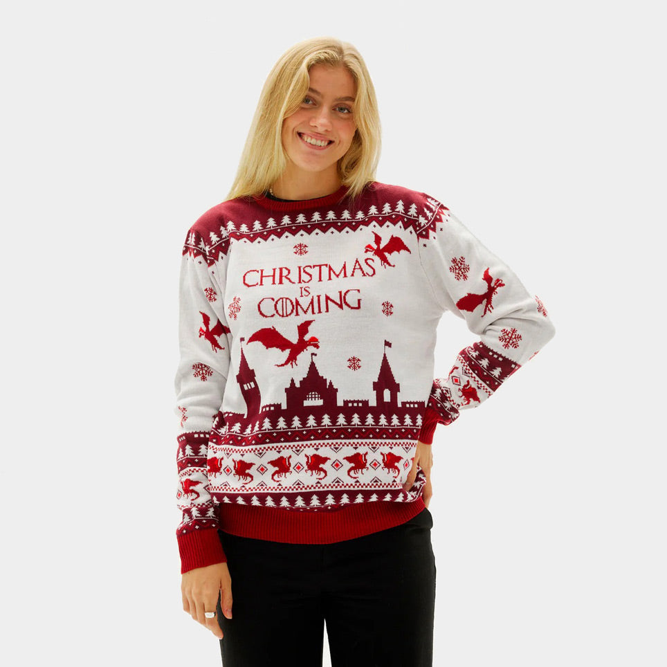 Jersey de Navidad para Mujer Christmas is Coming