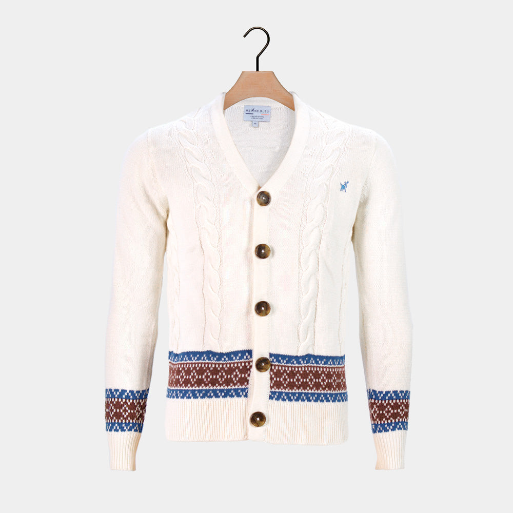 Cárdigan Jersey para Hombre de Algodón Orgánico Renne
