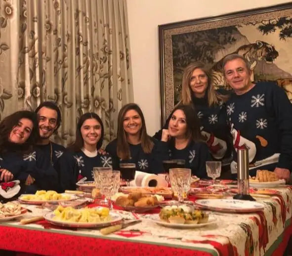 FAMILIA-JERSEY-NAVIDENO-AZUL-PINGUINO-CENA-NOCHEBUENA