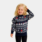 Jersey de Navidad con Árboles, Muñecos para Niña  Papá Noel
