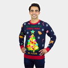 Jersey de Navidad con Luces LED Hombre Mujer Christmas Food
