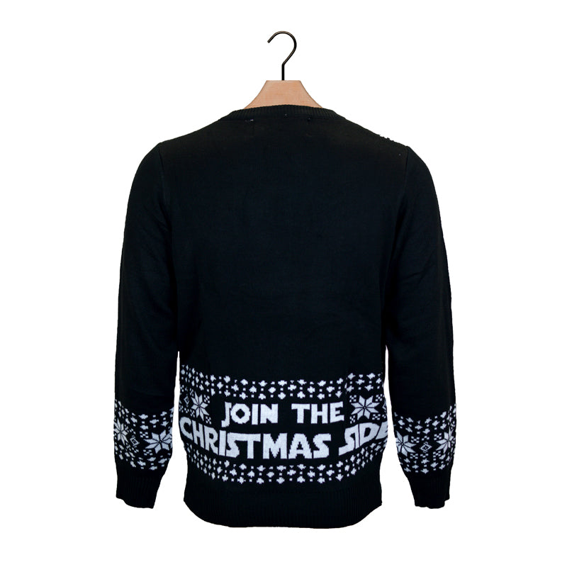 Jersey de Navidad con Luces LED Mujer Join the Christmas Side espalda