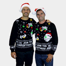 Jersey de Navidad Luces LED Mujer Star Wars Join the Christmas Side Hombres
