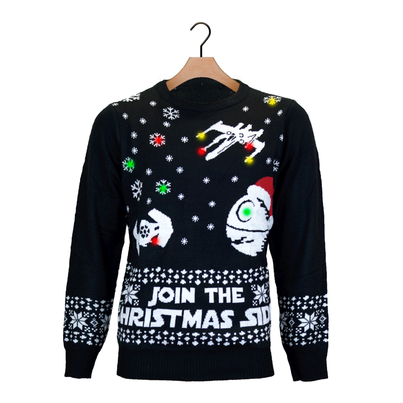 Jersey de Navidad con Luces LED para Mujer Join the Christmas Side