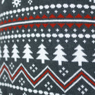 Jersey de Navidad de cuello alto Parejas Gris Algodón Orgánico 
