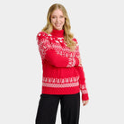 Jersey de Navidad cuello alto Mujer Algodón Orgánico Greenlandish 
