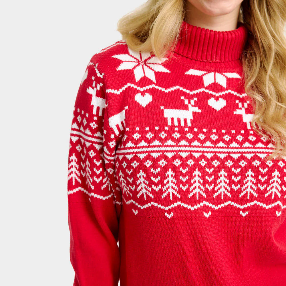 Jersey de Navidad cuello alto Parejas Algodón Orgánico Greenlandish 
