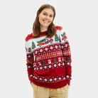Jersey de Navidad para Familia Driving Home Mujer
