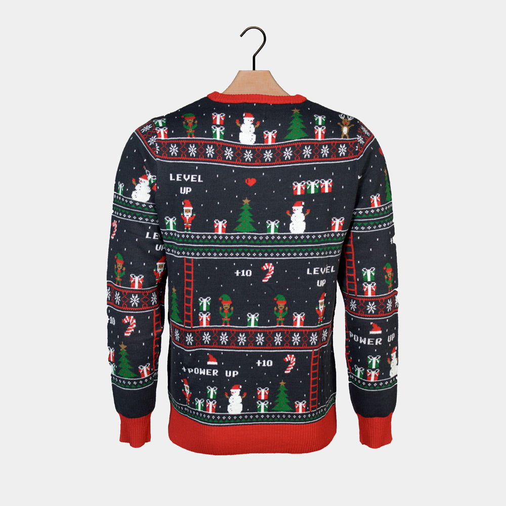 Jersey de Navidad para Familia Gaming Vintage 
