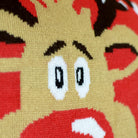 Jersey de Navidad Famila Reno Rojo con Bufanda Algodón Orgánico
