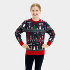 Jersey de Navidad para Familia Vintage Gaming Niña
