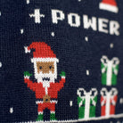 Jersey de Navidad para Familia Vintage Gaming papa noel
