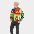 Jersey de Navidad para Hombre Algodón Orgánico Patchwork 
