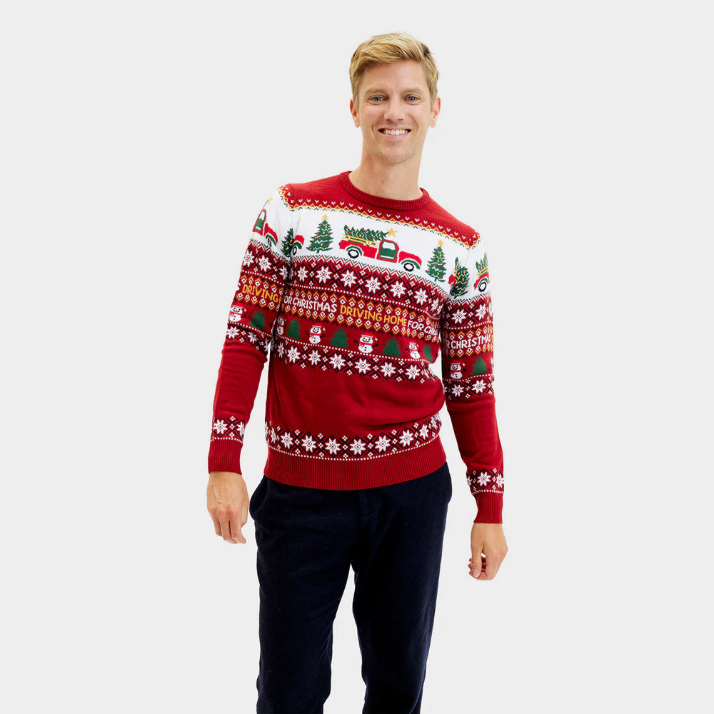 Jersey de Navidad para Hombre Home Driving 

