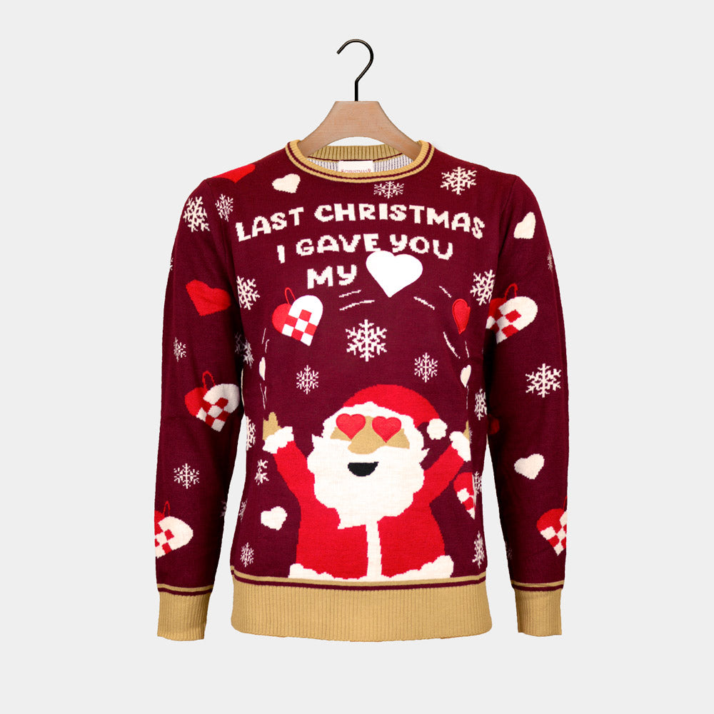 Jersey de Navidad Last Christmas I gave you my Heart  para Mujer 
