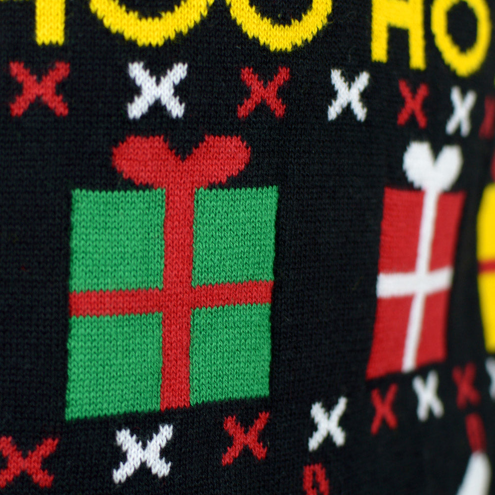 Jersey de Navidad Niña y Niño Santa Regalos y Muñecos Algodón Orgánico
