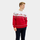 Jersey de Navidad Hombre Reno Adorable
