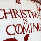 Jersey de Navidad Parejas Christmas is Coming Blanco