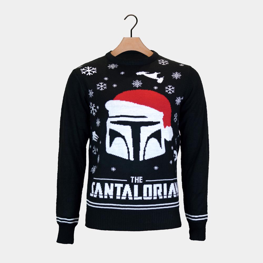 Jersey de Navidad Star Wars Parejas The Santalorian
