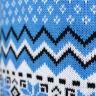 Jersey de Navidad Parejas Elegante Blanco, Gris y Azul con Renos 
