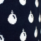 Jersey de Navidad Parejas con Renos y Nieve Azul
