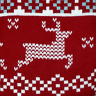 Jersey de Navidad Parejas Rojo Clásico Estrellas Polares Reno