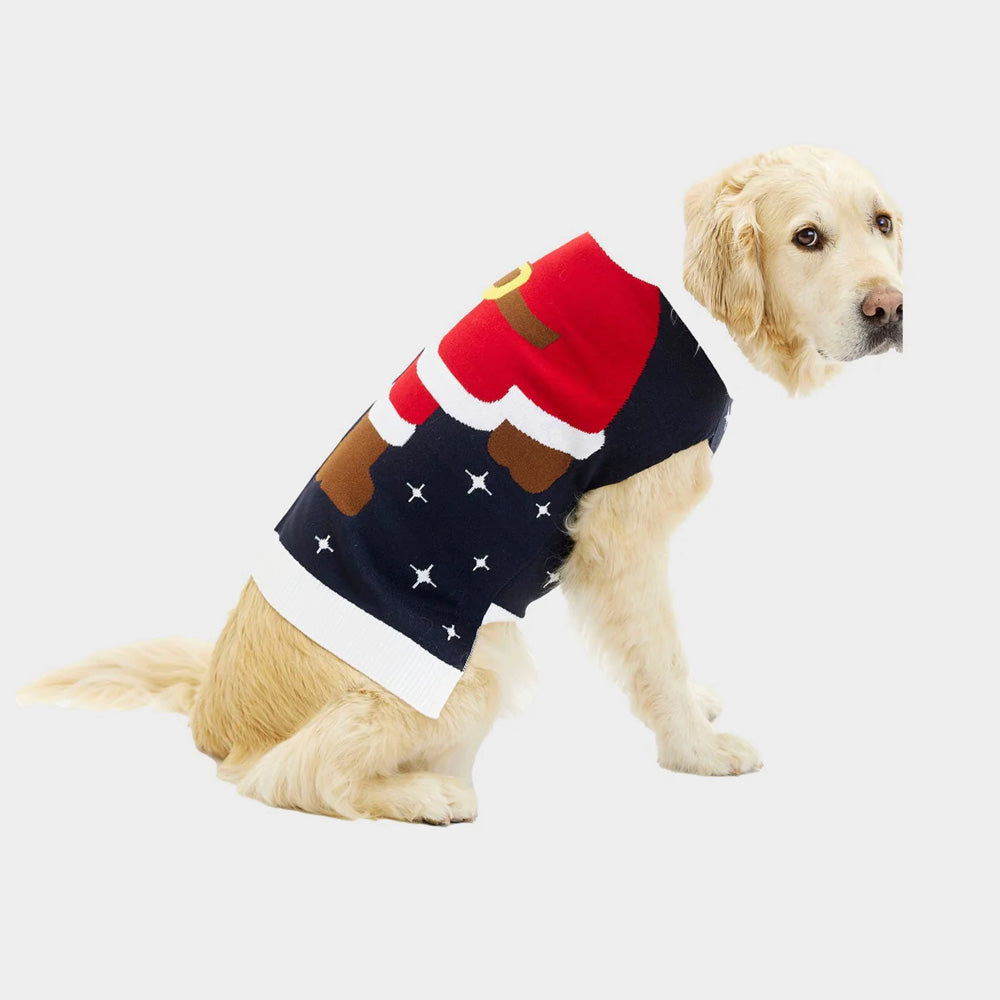 Jersey de Navidad para Perros Traje Santa
