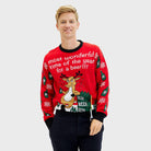 Jersey Navideño Hombre y Mujer Reno con Abridor de Cerveza
