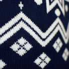 Jersey Navideño para Mujer Nordic Renos y Estrellas Azul 
