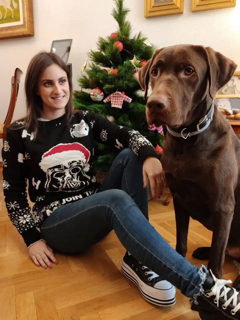 JERSEY-NAVIDENO-STAR-WARS-DARTH-VADER-PERRO-ARBOL-NAVIDAD