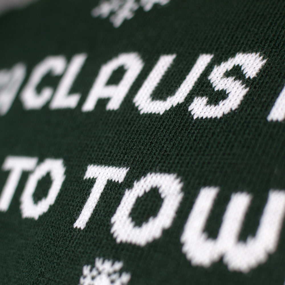 Jersey de Navidad con Luces LED de Santa is Coming to Town Parejas 
