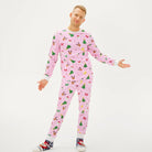 Pijama de Navidad para hombre Unisex Rosa Motivos Navideños
