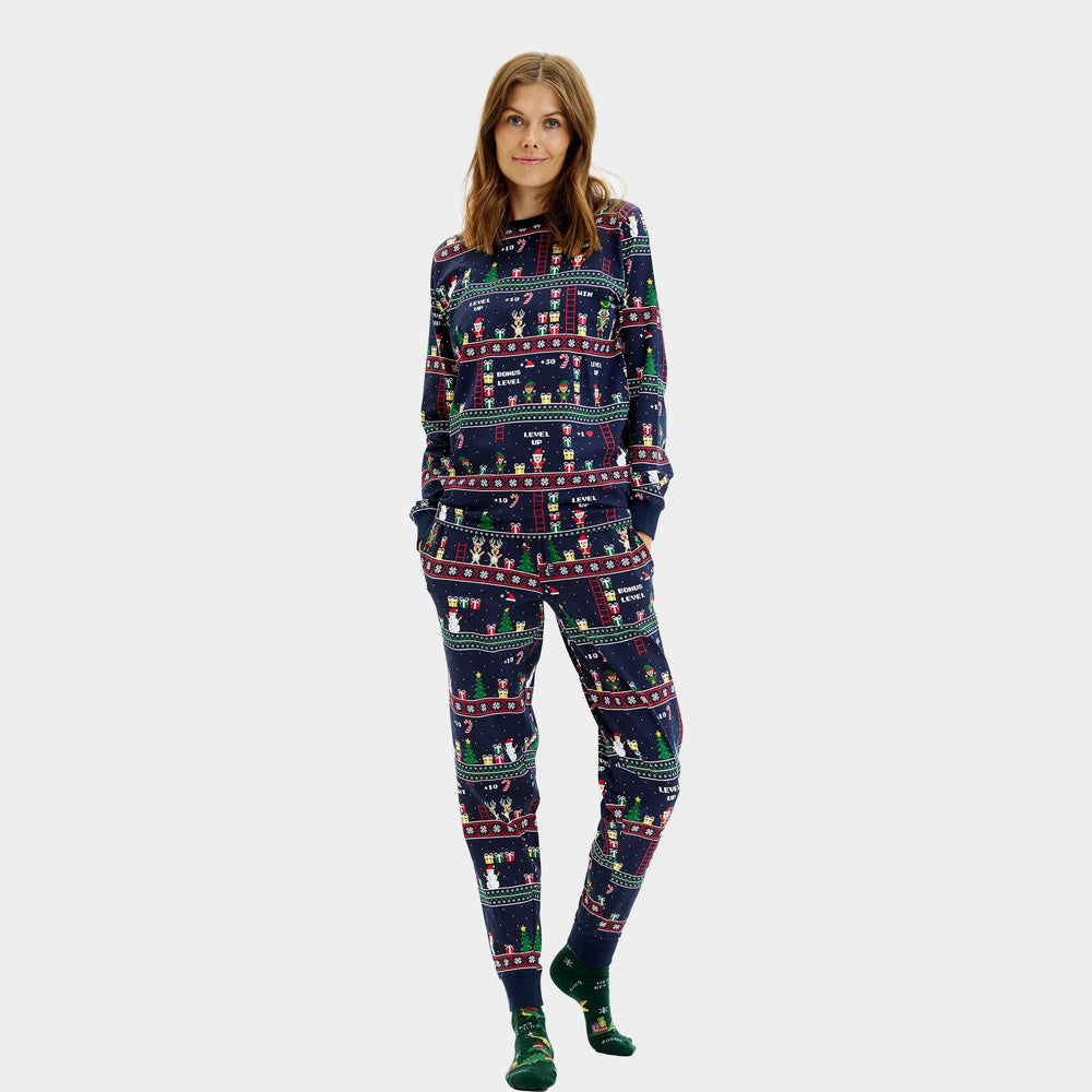 Pijama de Navidad para Mujer Unisex Vintage Gaming
