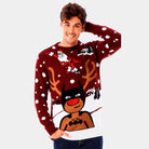 Jersey Navideño Hombre Reno Batman Papá Noel Superman