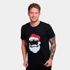 Camiseta Navideña Hombre Mujer Santa Claus Hipster