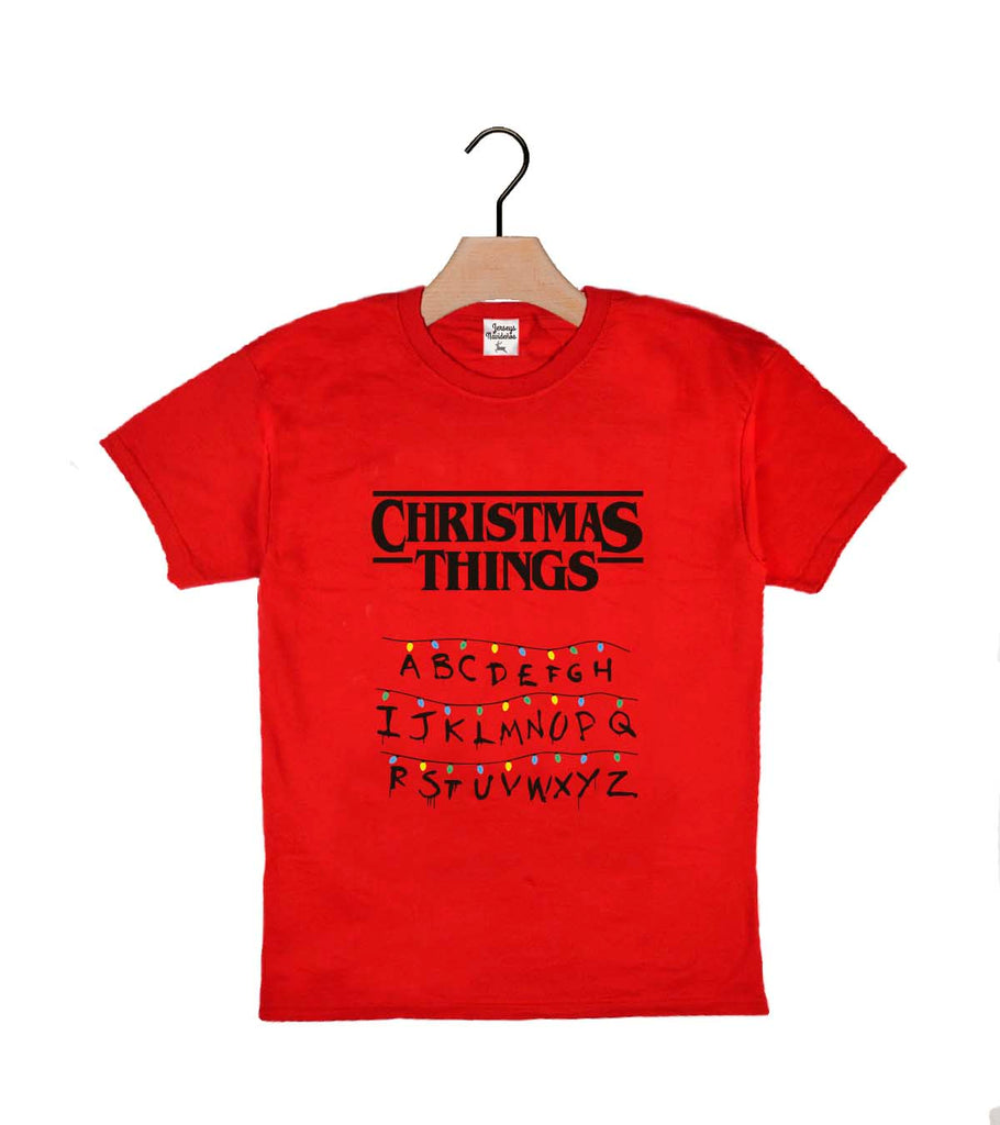 Camiseta Navideña para Niños Christmas Things