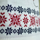 Jersey de Navidad para Familia Santa y Rudolph Sonrientes Detalle Nieve