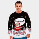 Jersey Navideño Santa Descargando hombre