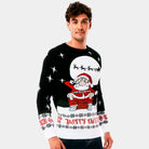 Jersey Navideño hombre Santa Descargando