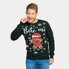 Jersey Navideño Bite Me Gingerbread Hombre