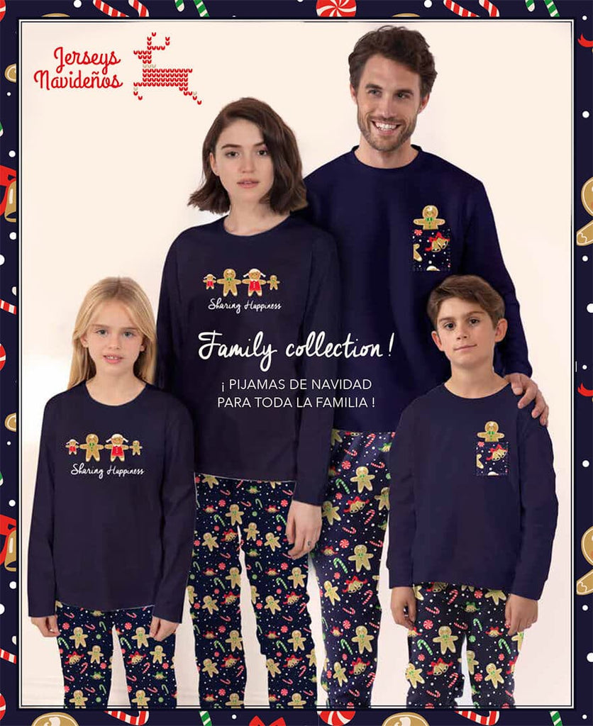 Pijama Navideño Familia Sharing Happiness