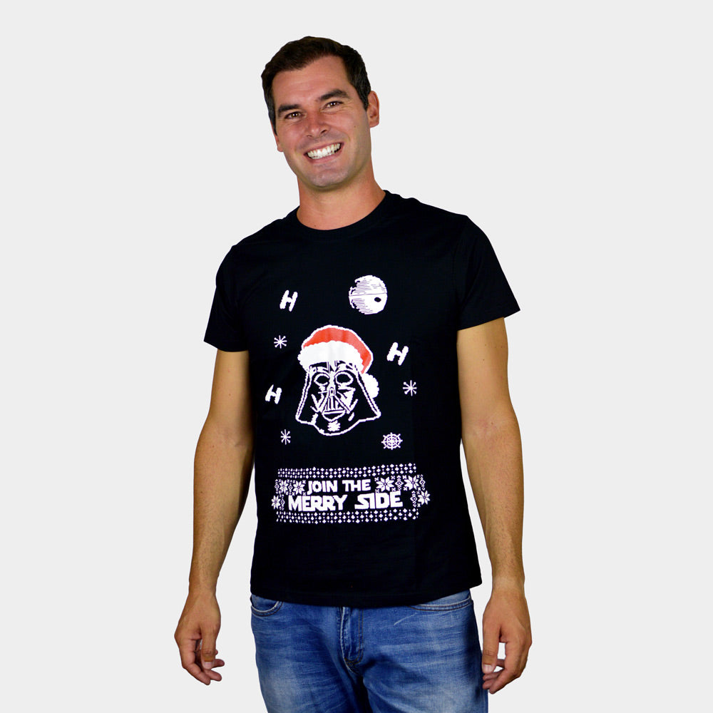 Camiseta de Navidad para Hombre Star Wars Darth Vader