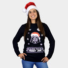 Camiseta de Navidad Mujer Manga Larga Star Wars Darth Vader