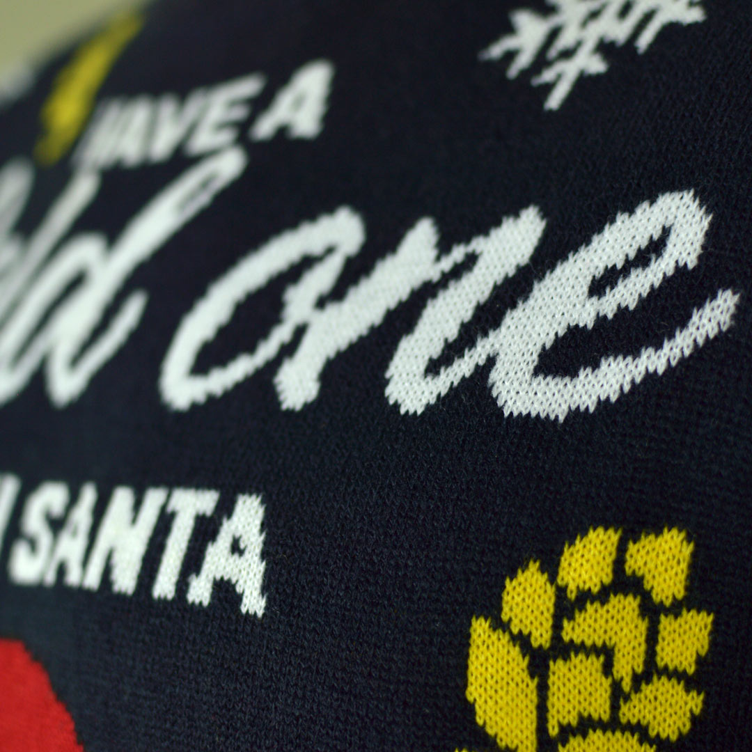 Jersey de Navidad con Luces LED para Hombre Santa con Cerveza Detalle