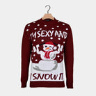 Jersey de Navidad para Hombre Muñeco de Nieve Sexy