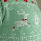 Jersey de Navidad para Hombre Verde Sweet Christmas Detalle Reno