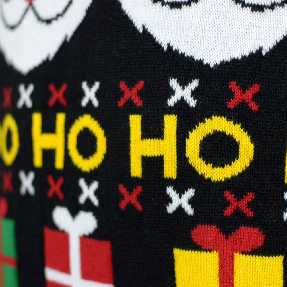 Jersey de Navidad Niña y Niño Santa Regalos Muñecos Algodón Orgánico Detalle