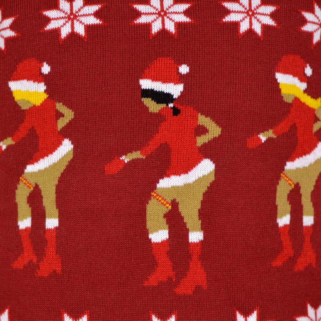 Jersey de Navidad para Hombre Beyoncé Jingle Ladies Detalle